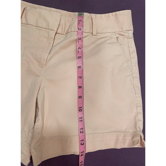LOFT Pale Pink Riveria Bermuda Shorts Size 6 ~Inseam 5.5 Inches - Picture 4 of 9